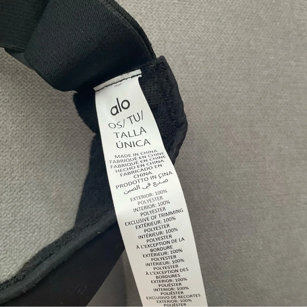 Alo Yoga Airlift Solar Visor Black One Size